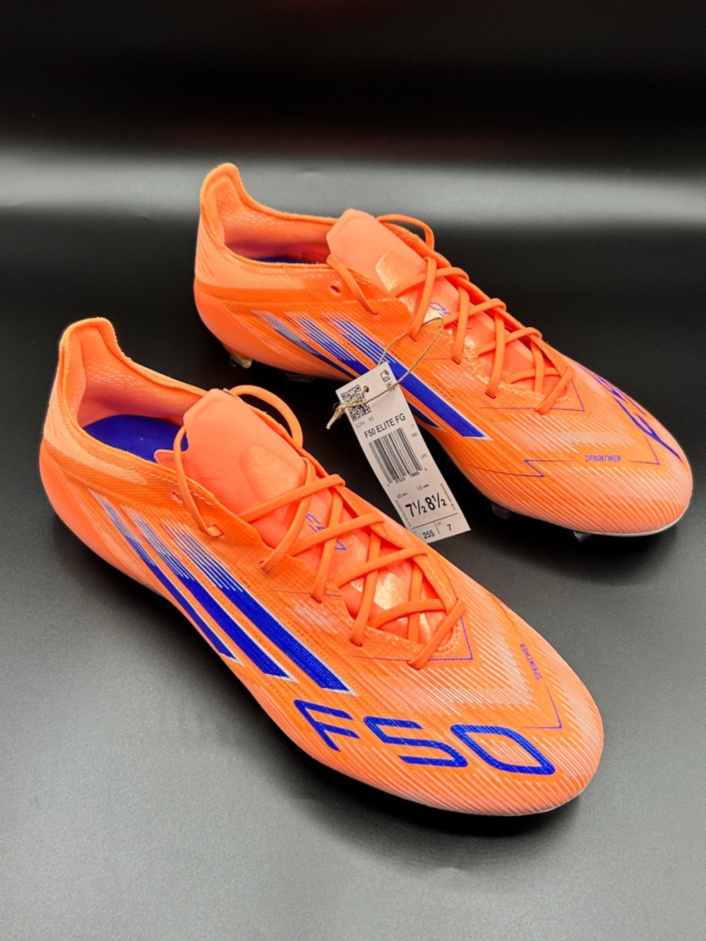 Adidas F50 Elite FG Bright Orange/Blue Soccer Cleats